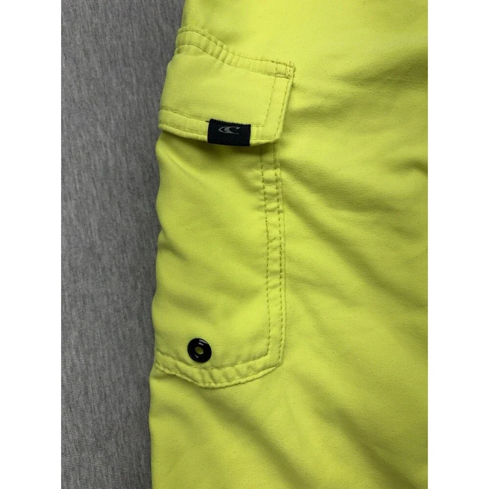 O'Neill Yellow Board Shorts Swim Trunks SIZE 31